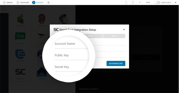 How to Integrate Convert Pro with SimplyCast? SimplyCast 7