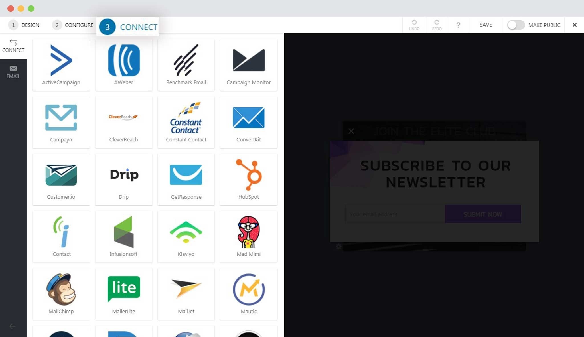 Click On Connects In Convert Pro EDITOR