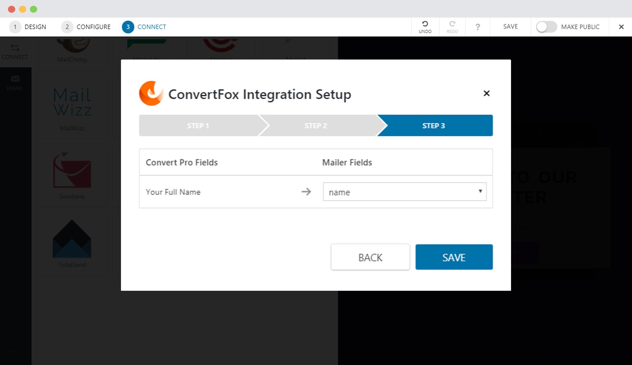 How to Integrate Convert Pro with ConvertFox? Map Convert Pro Fields With ConvertFox