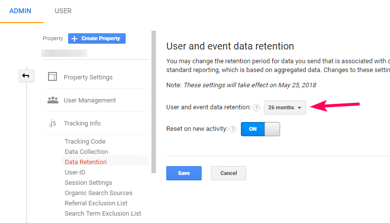 Expressway to get GDPR Compliant Google Analytics Data Retention