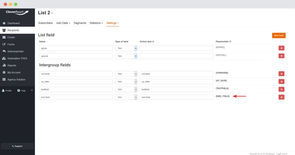 How to Integrate Convert Pro with CleverReach? CleverReach Custom Field Integration 1 1024x540