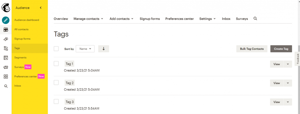 Tag Support MailChimp 1 1024x390