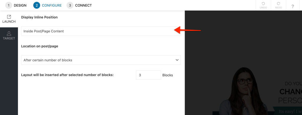 Display Call-to-Action Inside the Post/Page Content Inline Page Content Location